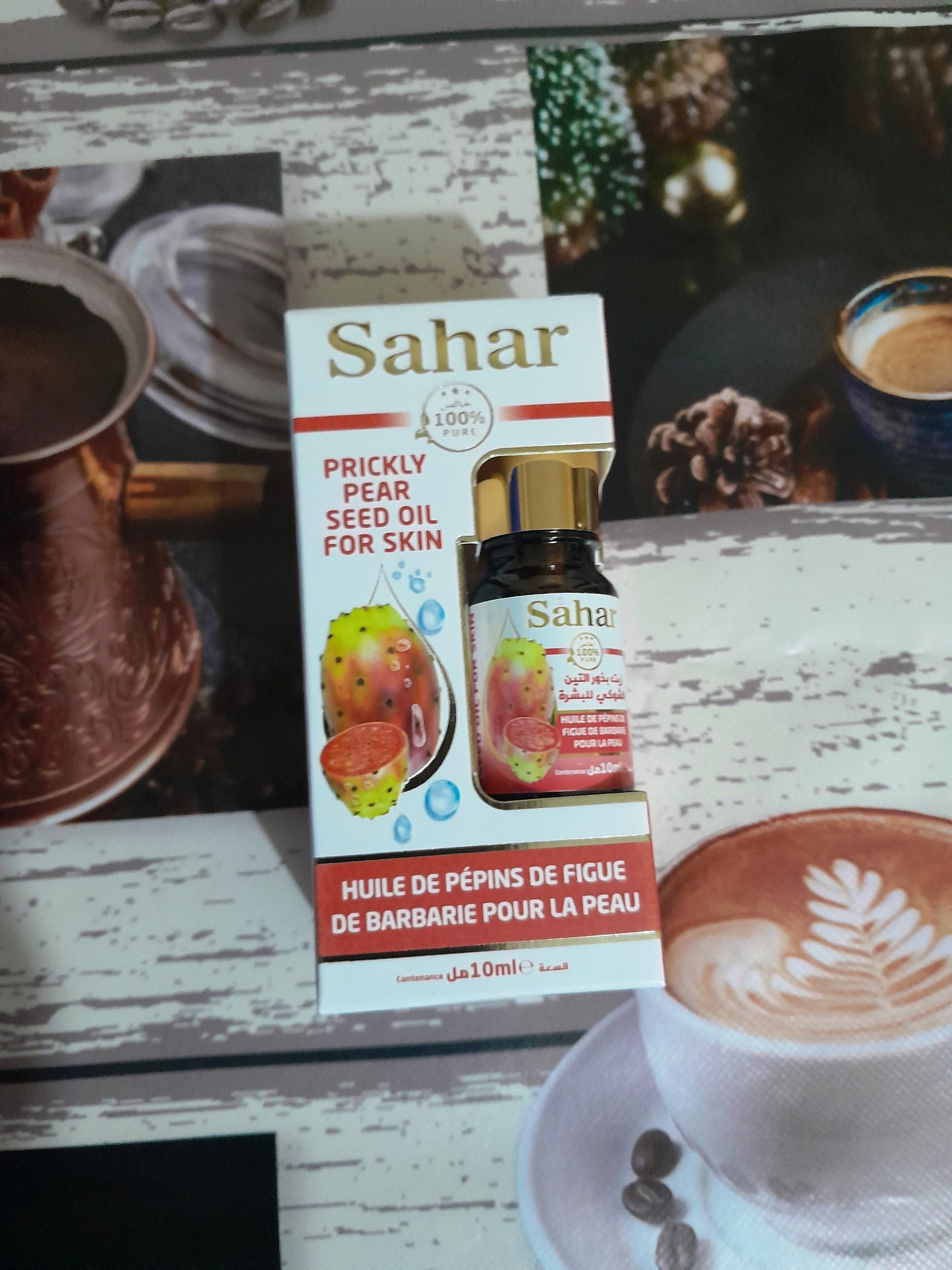 Huile pépins de figue SAHAR 10 ml زيت بذور التين الشوكي